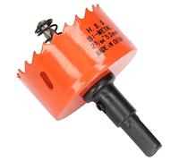 Marhynchus Broca para Sierra Perforadora, Dientes Afilados para un Corte Limpio, Suave y Preciso, 32 Mm de Profundidad, Fácil Eliminación de Virutas, Alta Dureza HSS, con Eje, par (2-5/64"(53 mm))