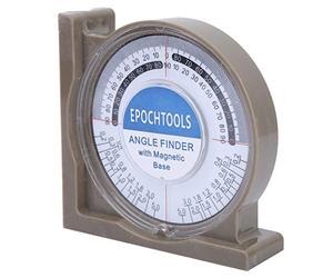 Marhynchus Buscador de ángulo Inclinómetro de Pendiente, Material ABS, Medida de 0 a 360 Grados, Ideal para Proyectos de Construcción y Bricolaje