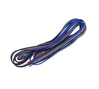 Marhynchus Cable de Extensión del Motor 6.6 Ft Macho a Hembra Accesorio Extrusor 24 AWG Cable Conector de 4 Pines para Coche Motor RC Avión Barco Carga y Uso Extrusor