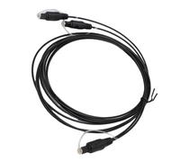 Marhynchus Cable Divisor óptico Digital 1x2, Divisor de Sonido de Fibra óptica SPDIF Toslink para Altavoz HDTV de Cine en Casa, con Ajuste de Puerto Preciso y Diseño Antiflexión