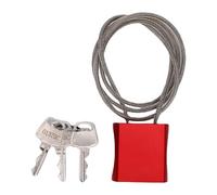 Marhynchus Cable Retráctil para Candado de Bicicleta, Cable de Seguridad Ajustable de 3,3 Pies con Cuerpo de Aleación de Aluminio, Revestimiento de PVC Resistente Al Sol, para Bicicletas,