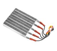 Marhynchus Calentador de Aire de Cerámica de 220 V 1500 W Elemento Calefactor Calentador de Aire Eléctrico de Aluminio con Cable Temperatura Constante Transferencia de Calor Rápida para (con