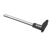 Marhynchus Calibrador Digital de 200 Mm Herramienta de Medición de Fibra de Carbono con Pantalla LCD Grande Conversión en Pulgadas Métricas Calibrador Vernier Electrónico de 0 a 8 Pulgadas para