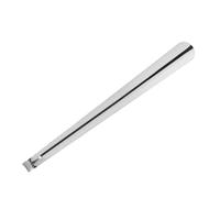 Marhynchus Calzador de Acero Inoxidable con Largo, Calzador de Metal de 16,14 X 1,57 Pulgadas, Diseño Ergonómico Reversible, Antioxidante, a Prueba de Calor, para Personas Mayores, Viajes a Casa