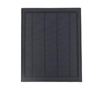 Marhynchus Cargador Solar para Cámara, Cargador de Panel Solar de Silicio Monocristalino 6W 6V con Tipo C y Micro USB, Cable Impermeable IP66 de 9.8 Pies para Uso de Cámara de Seguridad en