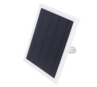 Marhynchus Cargador Solar para Cámara, Cargador de Panel Solar de Silicio Monocristalino 6W 6V con Tipo C y Micro USB, Cable Impermeable IP66 de 9.8 Pies para Uso de Cámara de Seguridad en
