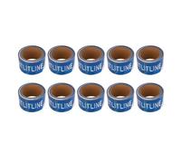 Marhynchus Cinta de Advertencia de Seguridad, Rollo de Cinta de Barrera de Seguridad de PE, de Construcción Resistente Al Desgaste Impermeable, 10 Rollos para Sitios de Construcción áreas Peligrosas