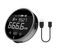 Marhynchus Cinta Métrica Digital, Regla Rodante con Pantalla LCD Electrónica con Alcance de 99 M, Precisión del 0,5%, Recargable, para Medición de Objetos de Forma Impar de Diámet