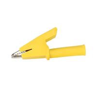 Marhynchus Clip de Prueba de Seguridad Clip de Prueba de Cocodrilo de PVC de Cobre 20A 380V 4 Mm Banana Jack Paquete de 10 de Aislado P2002 para Multímetro Técnicos de Pruebas Eléctricas