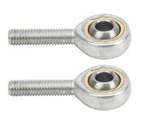 Marhynchus Cojinete de Articulación de Barra Autolubricante, 2 Piezas | Hardware macho con rosca derecha, tolerancia a la desalineación axial, resistencia a la corrosión de acero galvanizado