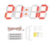 Marhynchus Colorido Reloj de Reloj de Pared LED LED con Muelle de Carga Móvil de Luz Medianoche 7 Colores Vibrantes Simulación de la Puesta del Sol