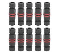 Marhynchus Conector de Aviación, 10 Piezas de Bloqueo de Tornillo Conector Eléctrico 2 IP68 AC250V Impermeable para Uso Industrial Al Aire Libre
