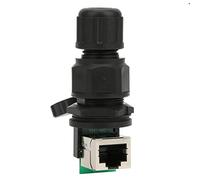 Marhynchus Conector RJ45, Material de Cobre, Rápido sin Soldadura, Clasificación IP67 para Pantalla LED y Sistemas de Monitoreo de Circuito Cerrado