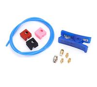 Marhynchus Conectores Neumáticos MK9, Kit de Tubo PTFE 0.2 Mm/0.4 Mm/.8 Boquilla, Accesorios de Impresoras 3D Livianos y Portátiles para Ender3/3Pro/5/5Pro/5Plus