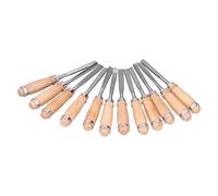 Marhynchus Conjunto de Cinceles de Madera de 12 Piezas, Material de Acero Ligero y Portátil de Alta Velocidad con Longitud de 8 Pulgadas para Molinillo, Vida útil Larga, 12 Formas Diferentes,