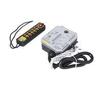 Marhynchus Control Remoto Inalámbrico Industrial para Grúa, con Indicador LED y Carcasa de ABS, para Polipasto Transportador, Maquinaria Minera de Carbón (220V)