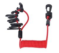 Marhynchus Cordón para Interruptor de Apagado de Barco, Material de PU, Interruptor de Parada de Motor Fueraborda, 7 Llaves, Cable de Extensión de 1,2 M para Navegantes Mercruiser, Correa de Corte de