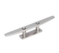 Marhynchus Cornamusa Superior Plana, Cornamusa de Muelle de 10 Pulgadas, Cornamusa Superior Plana de Acero Inoxidable, Cornamusas de Cuerda para Cubierta con Orificio, Repuesto de Piezas