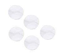 Marhynchus Cristal de Reloj de Zafiro, Reemplazo de Cristal de Reloj Redondo Plano Transparente, 5 Piezas de 20-22 Mm, 2,2 Mm de Espesor Central para Reparación de Relojes, Reemplazo de, Relojeros