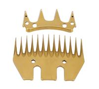 Marhynchus Cuchillas de Repuesto para Tijeras de Oveja, Alta Dureza, 13 Dientes Rectos, Espaciado de 7 Mm, Cuchillas Eléctricas para Cortapelos de Ovejas para Esquilar Lana Llamas Alpacas