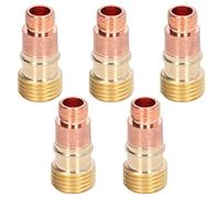 Marhynchus Cuerpo de Porta Gas Lens para Soldadura TIG de 3/32in, | Kit de consumibles para antorcha Tig, serie WP-17 18 26, reemplazo de paquete de 5, resistente a la corrosión, protección