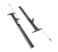 Marhynchus de Guía de Riel Paralelo, Juego de Rieles para Carpintería de Aleación de Aluminio con Limitadores Ajustables para Proyectos de Corte de Precisión, Construcción de Muebles y Carpintería