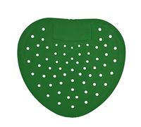 Marhynchus Desodorizador de Pantalla de Orina Filtro de Urinario Mats de Pantalla de Urinal Oranje Grande Anti Brote Perfumado con Plástico Aromático para Baños Baños Oficinas (Gran agujero verde)