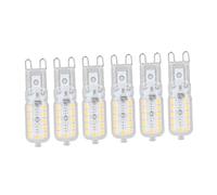 Marhynchus Dimmable G9 LED Bulb Energy Ahorro 5W para Luz de Techo Adecuada para Varias Lámparas 6 Piezas (#1)