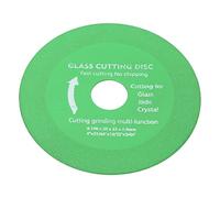 Marhynchus Disco de Corte de Vidrio de 4 Piezas, Hoja de Sierra de Esmeril Soldada 100x20x15x1 Mm para Piedra de Jade de Vidrio de Azulejos de Cerámica, con Borde Afilado de Alta Dureza