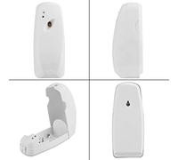 Marhynchus Dispensador de Aerosol Blanco Ajustable Automático de Pared, Plástico PP, Pulverización Temporizada para Baños y Hoteles