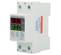 Marhynchus Dispositivo de Protección de Voltaje Ajustable SVP 916 Protección Automática de Reinicio por Sobretensión con Tiempo de Retardo Ajustable 230 V CA 50-60 Hz (63A)