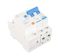 Marhynchus Disyuntor de Corriente 63A 2P+N, DZ47LE-63 2P+N C63 con Sobrecarga, Protección contra Cortocircuitos para Decoración del Hogar, Construcción de Ingeniería, Transformación de Redes Rurales