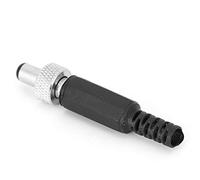 Marhynchus Enchufe de Alimentación CC Macho con Cerradura Enchufe Macho CC de Metal de Plástico 5,5 X 2,1 Mm 20 Piezas para Reproductores Multimedia de Audio Conexión de Alimentación Uso de