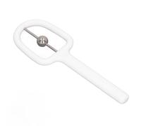 Marhynchus Entrenador de Punta de Lengua Ejercitador de Músculos Orales Herramienta de Terapia del Habla para Niños con Material Plástico y Metálico 15 X 4,9 Cm (WHITE)