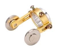 Marhynchus Espaciador de Rueda Guía de Rodillo de Corte con Revestimiento de Latón, Construcción de Acero de Alta Velocidad, para Ajuste del Cabezal de Abrazadera de Soldadura con Oxígeno G01-30