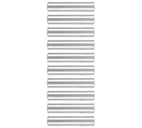 Marhynchus Espaciadores de Columna de Aleación de Aluminio, Soportes Anodizados Duraderos, Rosca M4X0,7 Mm con Diámetro de 6 Mm para Aplicaciones de Esquinas y Habitaciones (Longitud 26)