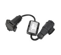 Marhynchus EU 13 Pin a US 7 Vías Conector Adaptador de Remolque European Conector Redondo de 7 Vías con Conductor de Cobre 100% para Vehículo de Cableado a Remolque