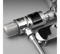 Marhynchus Filtro de Agua con Pantalla de Temperatura LED, Rosca G1/2 de Acero Inoxidable for Fregadero de Cocina