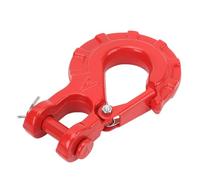 Marhynchus Gancho de la Cadena de Remolque de Acero de Aleación de 3/8 Pulgadas, Gancho de la Cadena de Seguridad del Remolque Versátil Confiable para de Servicio Pesado - Fit for Tow Winch, (rojo)
