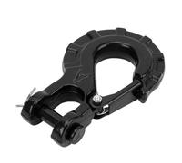 Marhynchus Gancho de la Cadena de Remolque de Acero de Aleación de 3/8 Pulgadas, Gancho de la Cadena de Seguridad del Remolque Versátil Confiable para de Servicio Pesado - Fit for Tow Winch, (BLACK)