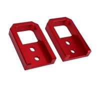 Marhynchus Ganchos de Remolque Gancho de Remolque de Aleación de Aluminio de 2 Piezas Gancho de Recuperación Frontal con Punto de Fijación de Correa Segura para Vehículos Todoterreno