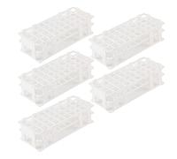 Marhynchus Gradilla para Tubos de Ensayo de Tres Capas de Gran Capacidad, Fácil Montaje y Limpieza, Portátil y Conveniente, para Cargar Tubos de Ensayo, con Orificio de 20x20 Mm