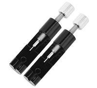 Marhynchus Herramienta de Ajuste de Correa de Reloj, Removedor de Banda para Vigilancia, Ajustador de Correa de la Cadena de Reloj Duradera con 6 Alfileres de Repuesto, Herramienta de Ajuste y (BLACK)