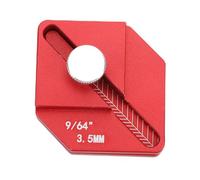 Marhynchus Herramienta de Carpintería de Recorte, Regla de Medición de Diseño de Aleación de Aluminio Mecanizada CNC para Marcado de Carpintería Desplazamientos Cortos Instalación de