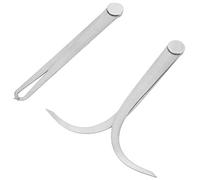 Marhynchus Herramienta de Medición Duradera para la Pinza de Freno de la Máquina de Acero Inoxidable para Taller de 6 Pulgadas 2 Piezas
