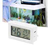 Marhynchus Higrómetro de Termómetro Digital Interior - Medidor de Humedad LCD con Sonda para una Vida Cómoda Alrededor de las Mascotas - (WHITE)