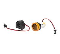 Marhynchus Indicador de Corriente de Voltaje, Material ABS, Pantalla LED, Rango de Voltaje AC50-500 V, Rango de Corriente 0-100 A, Ideal para Mantenimiento de Equipos Eléctricos (YELLOW)