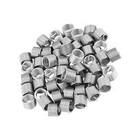 Marhynchus Insertos de Reparación de Subprocesos para una Mayor Resistencia a la Conexión y Fatiga, 50 Piezas M8 X 1.25 X 1.5d de Longitud, Adecuado para Aluminio y Materiales