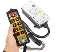 Marhynchus Inspector Remoto Industrial de 3 Resistentes para la Rama de la Rama de la Grúa, Controlador de Aceite Impermeable para Equipos de Máquina (DC24V)