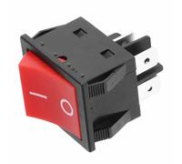 Marhynchus Interruptor Basculante 2 Piezas 30 A 4 Pines Tipo Barco Interruptor de Encendido y Apagado, Basculante Cuadrado de Plástico con IP65, 10000 Ciclos, para Soldador Eléctrico Equipo